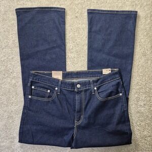 Levis Jeans 725 High Rise Bootcut Womens ACTUAL 34/30 High Rise Dark Western USA